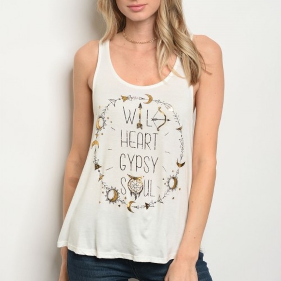 Tops - 🎉HP🎉 Wild Heart Gypsy Soul Tank